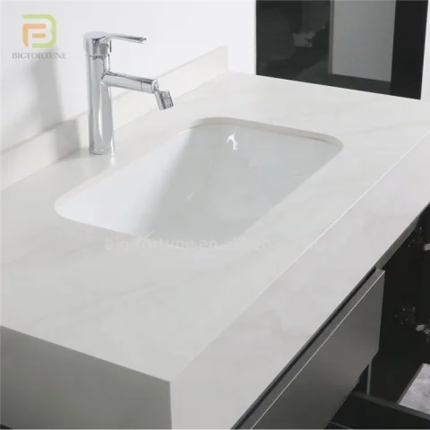 Modern European Wall Mounted Plywood Bathroom Vanity Set with LED Mirror & Storage – 47-49 Inch 3